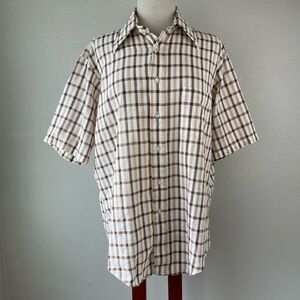 Vintage Manhattan Button Down Shirt Size 16 EUC